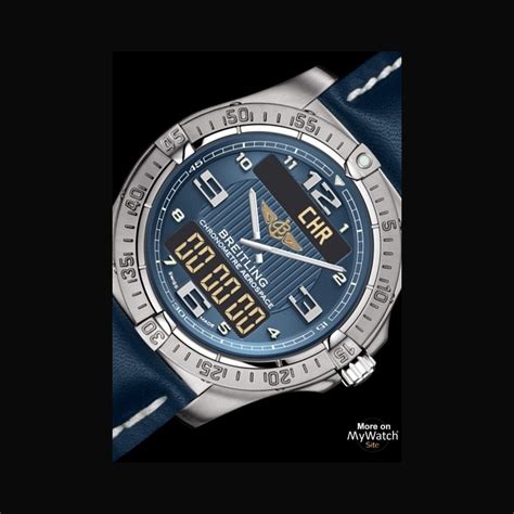 breitling leather strap watch|breitling aerospace leather strap.